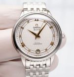 Omega De Ville  39.5mm for men 32.7mm for women 8215 Movement Gold Scale Couple Watch